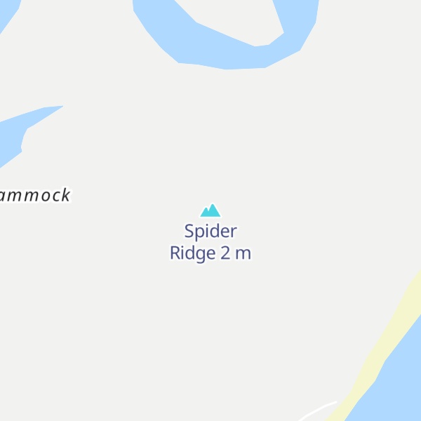 Map of Spider Ridge
