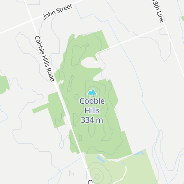 Map of Cobble Hills