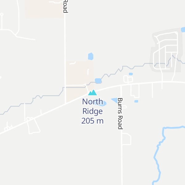 Map of North Ridge
