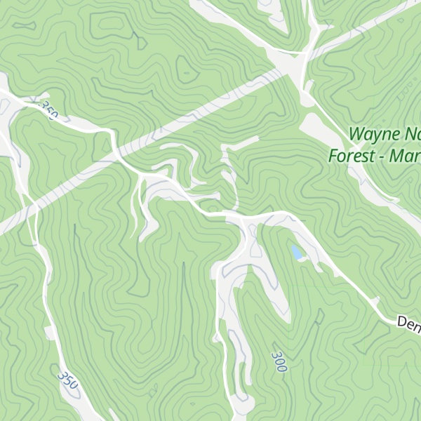 Map of Dent Ridge