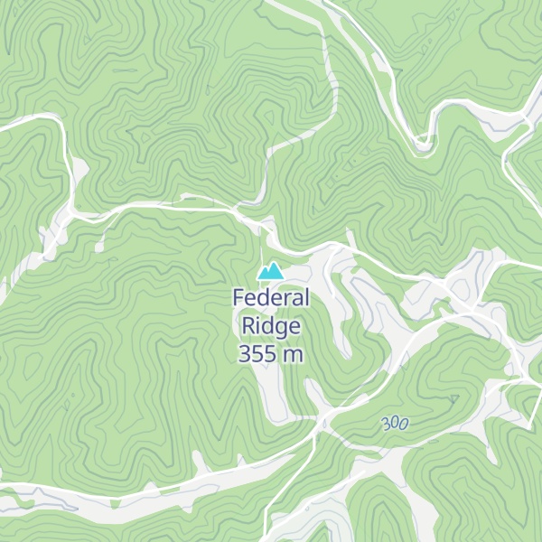 Map of Federal Ridge