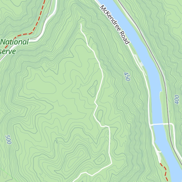 Map of Swell Knob