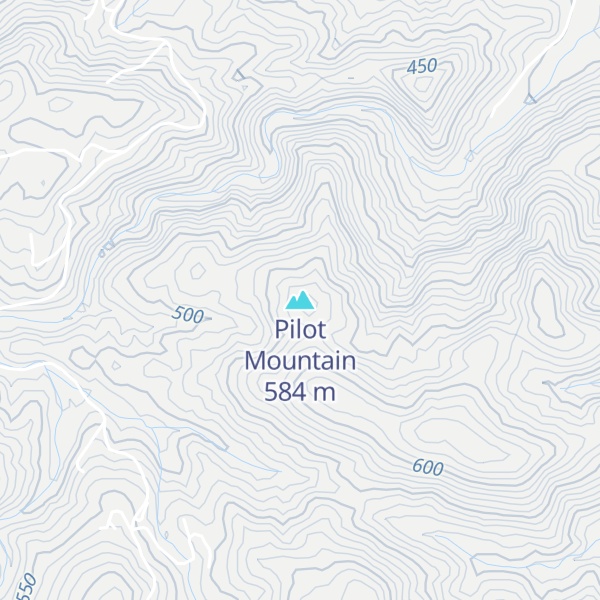 Map of Pilot Mountain