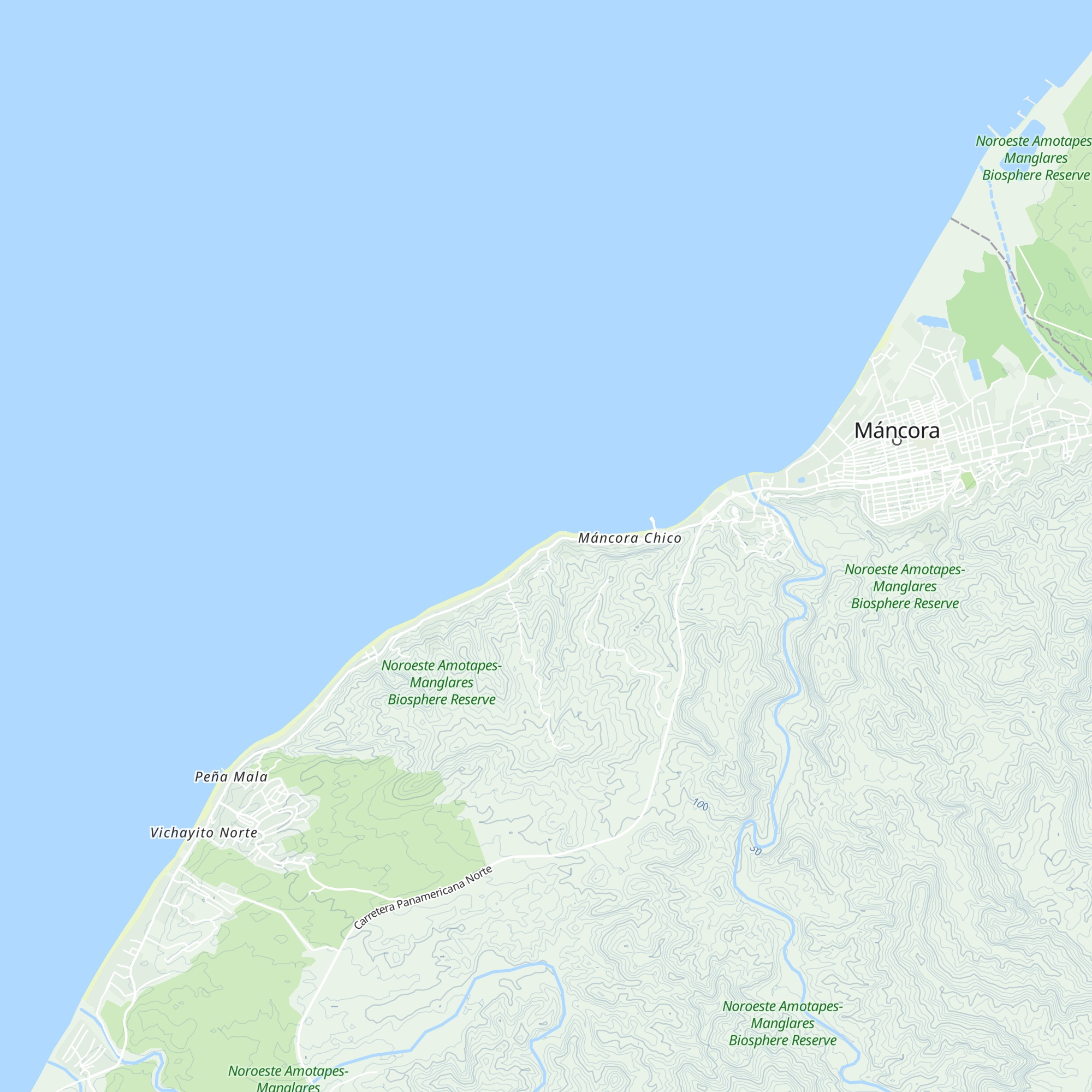 Refugio Alana map