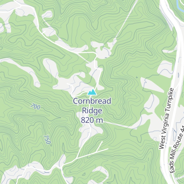 Map of Cornbread Ridge