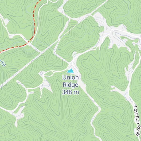 Map of Union Ridge