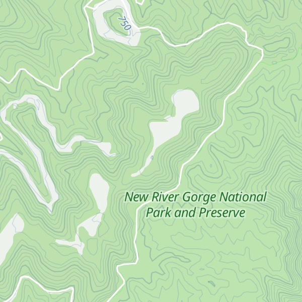Map of Garden Ground Mountain