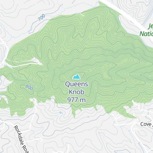 Map of Queens Knob