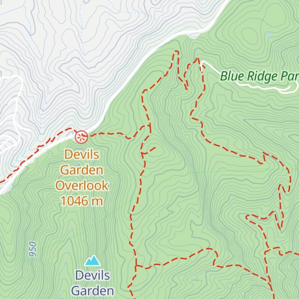 Map of Scott Ridge
