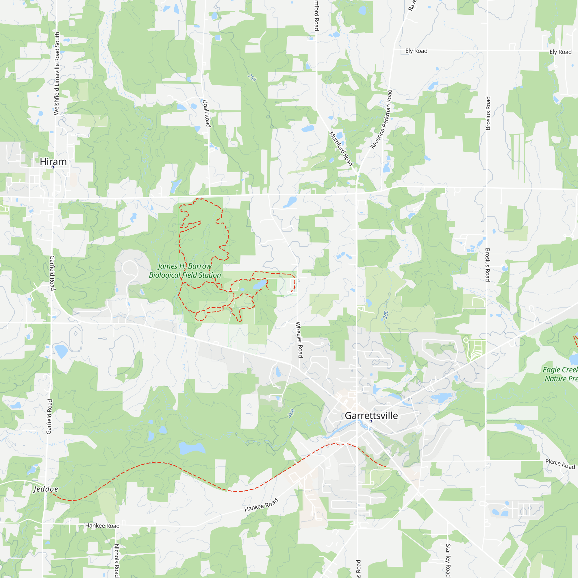 Frohring Lab and Visitor Center map