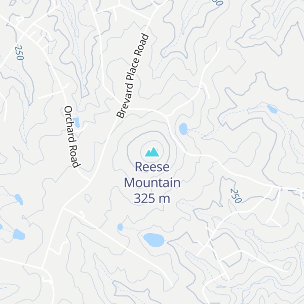 Map of Reese Mountain