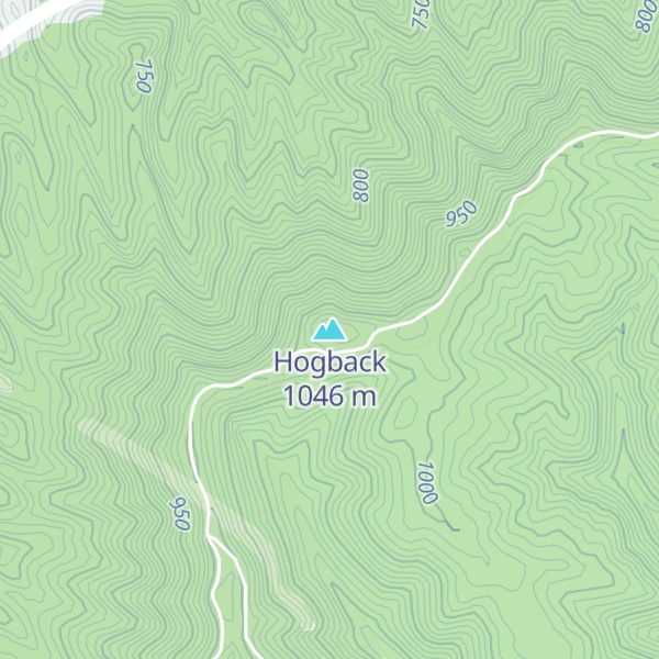 Map of Hogback