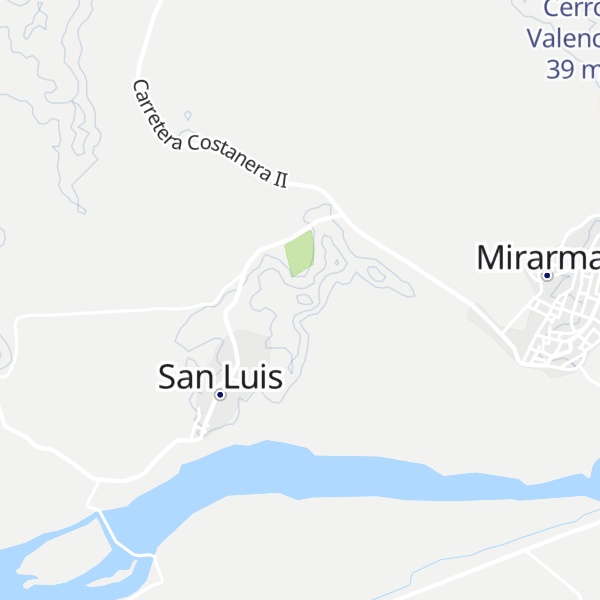 Map of Cerro Campana
