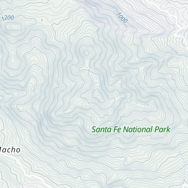 Map of Cerro Mariposa