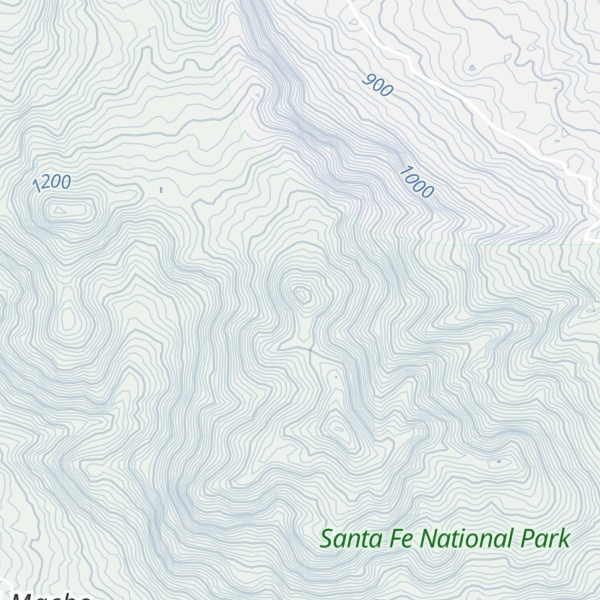 Map of Cerro Delgadito