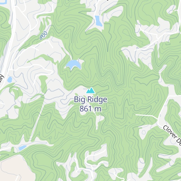 Map of Big Ridge