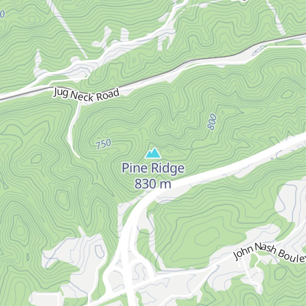 Map of Pine Ridge
