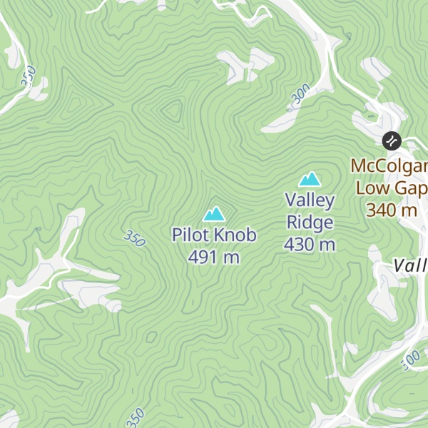 Map of Pilot Knob