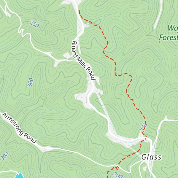 Map of English Hill