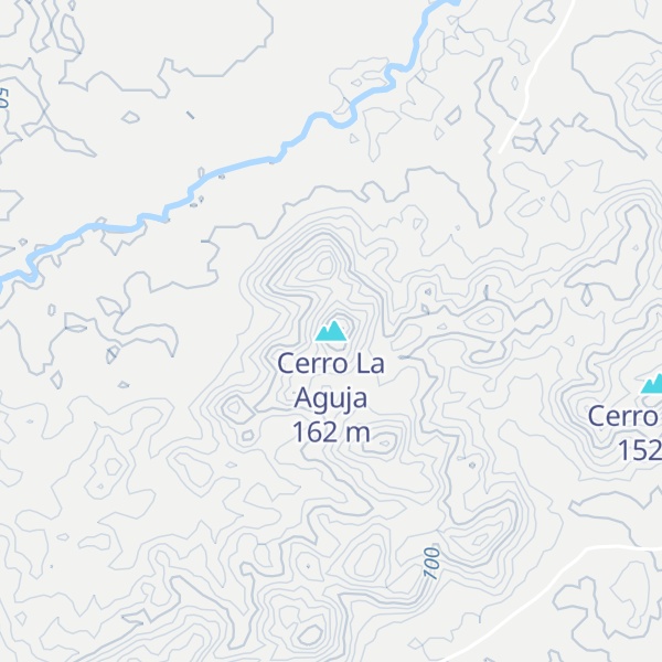 Map of Cerro La Aguja