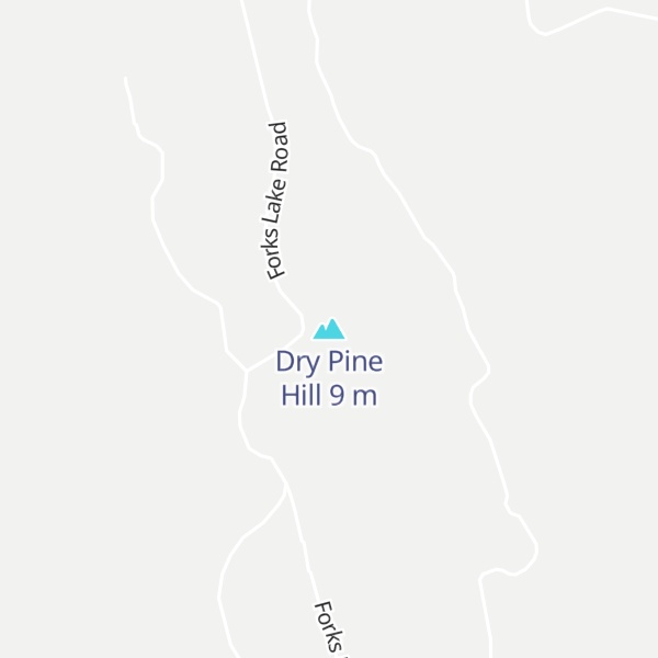 Map of Dry Pine Hill