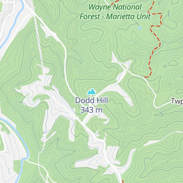 Map of Dodd Hill
