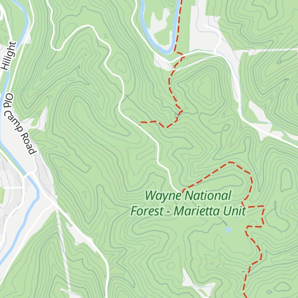 Map of Bell Hill