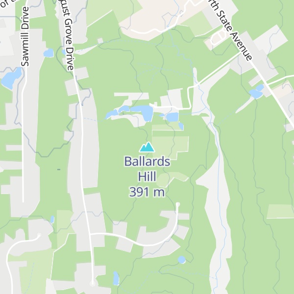 Map of Ballards Hill