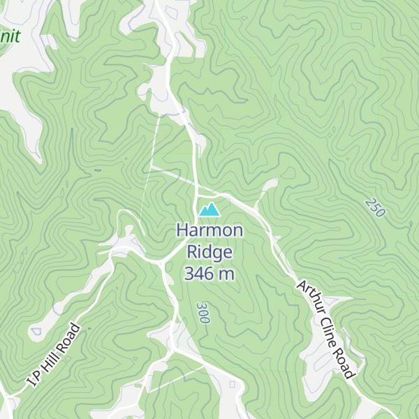 Map of Harmon Ridge
