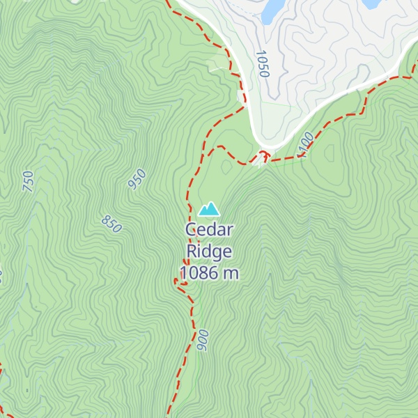Map of Cedar Ridge