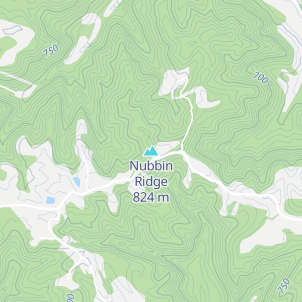 Map of Nubbin Ridge