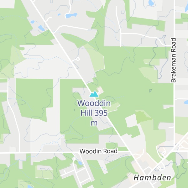 Map of Wooddin Hill