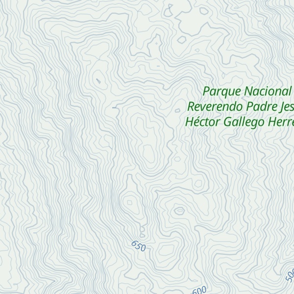 Map of Cerro La Plomona