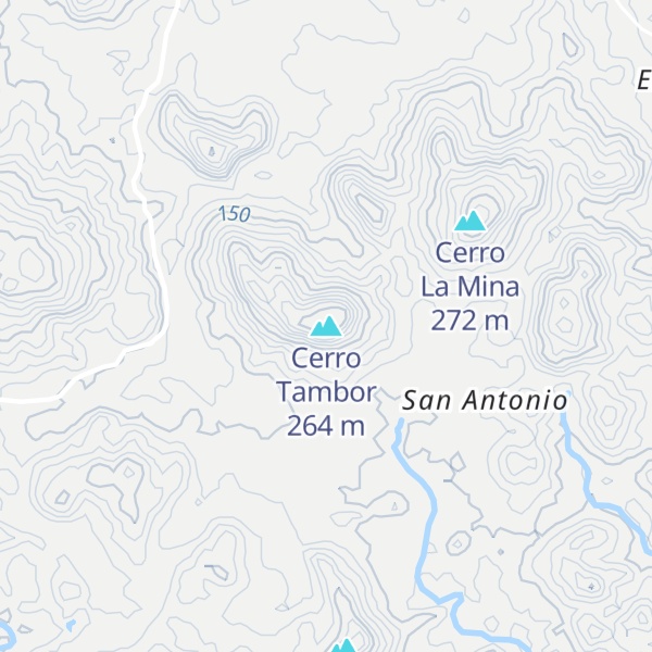 Map of Cerro Tambor