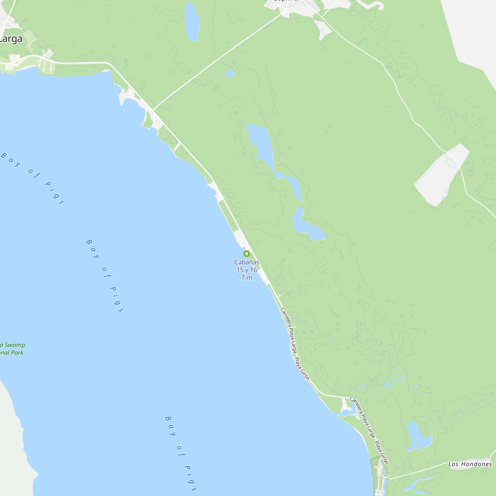 Cabañas 1 y 2 map