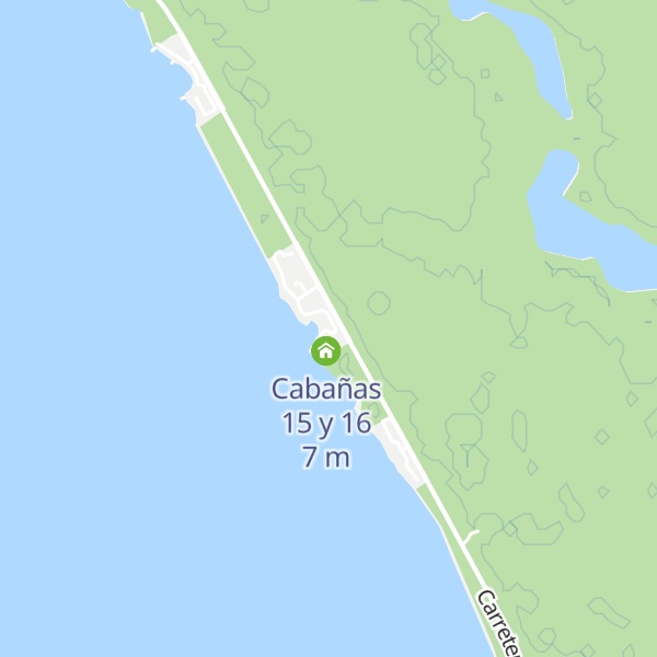 Map of Cabañas 3 y 4