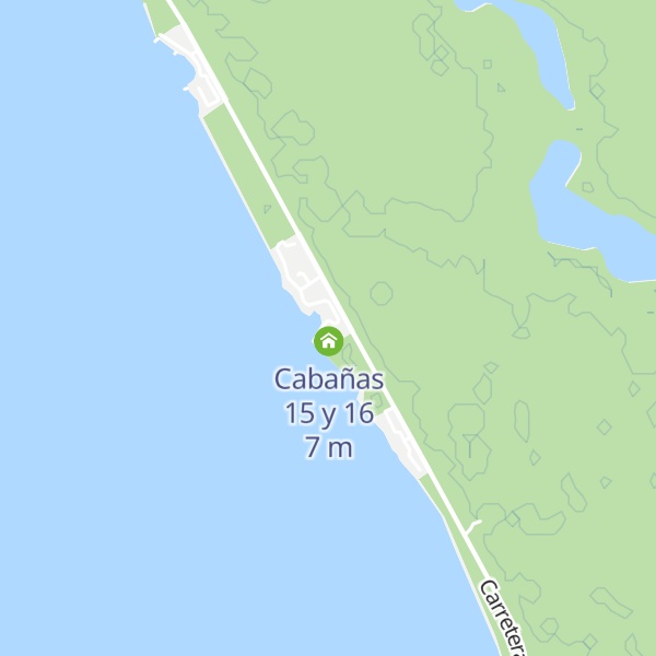 Map of Cabañas 7 y 8