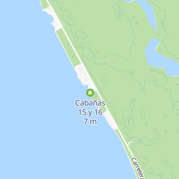 Map of Cabañas 9 y 10