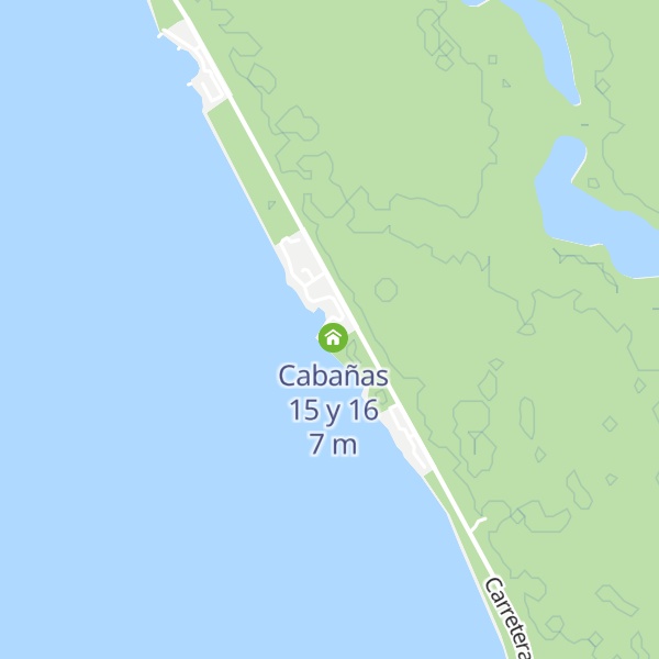 Map of Cabañas 11 y 12
