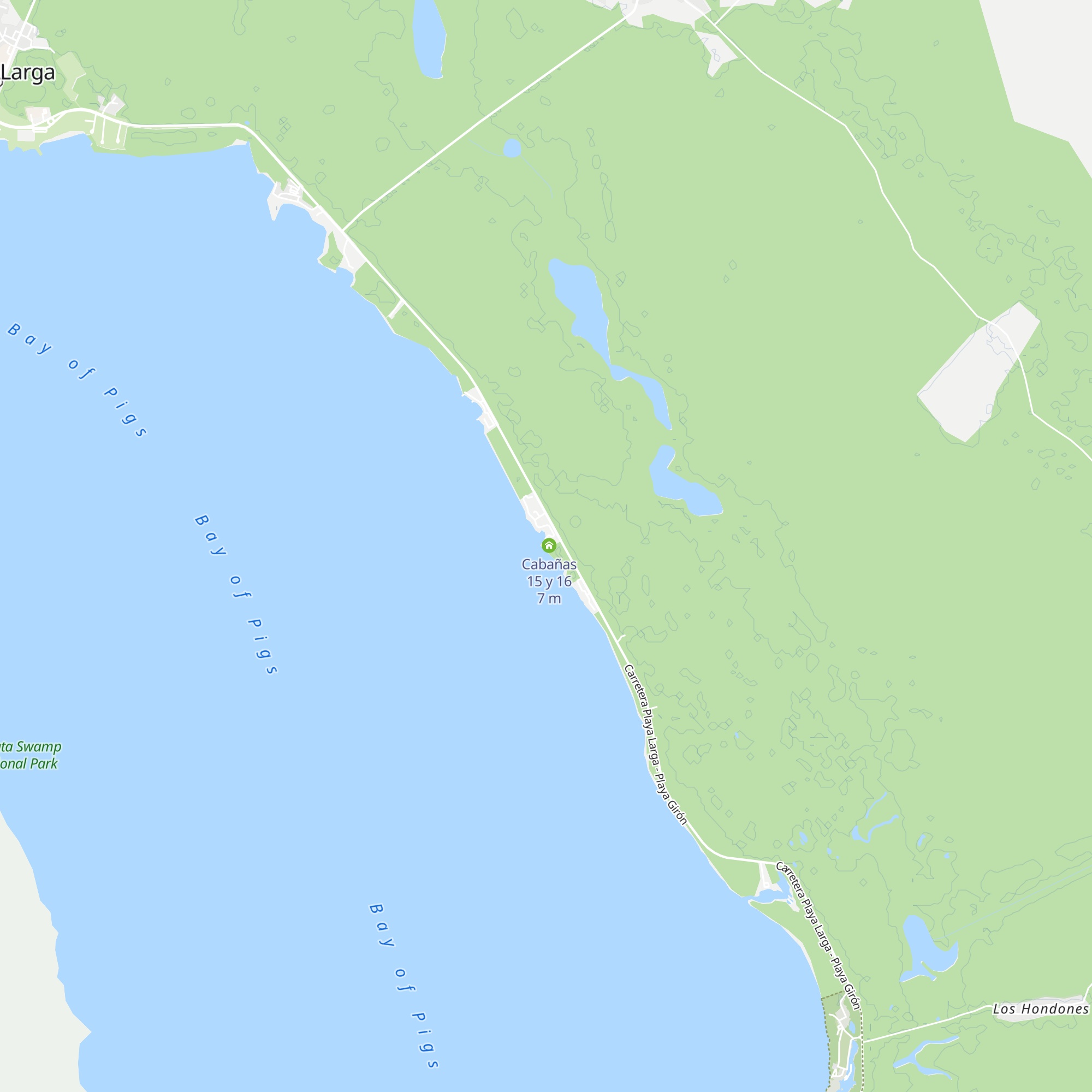 Cabañas 17 y 18 map