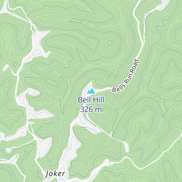 Map of Bell Hill