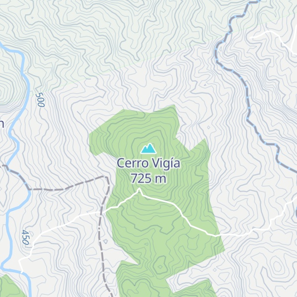 Map of Cerro Vigía