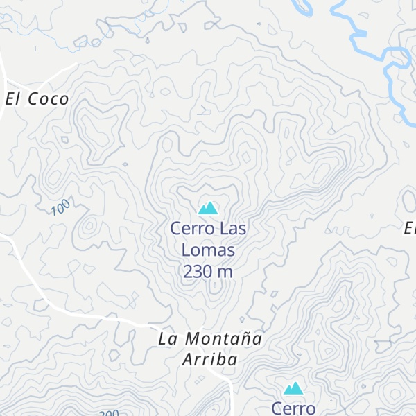 Map of Cerro Las Lomas