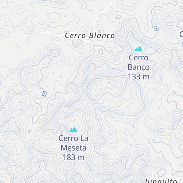Map of Cerro del Espavé