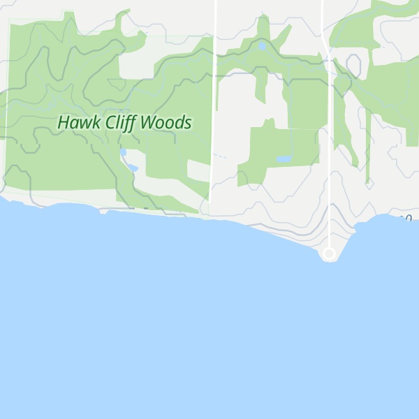 Map of Hawk Cliff