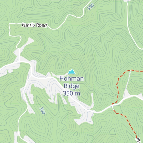 Map of Hohman Ridge