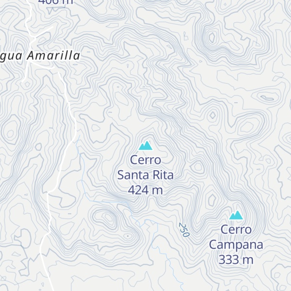 Map of Cerro Santa Rita