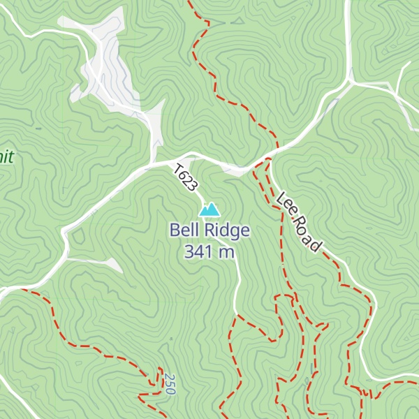 Map of Bell Ridge