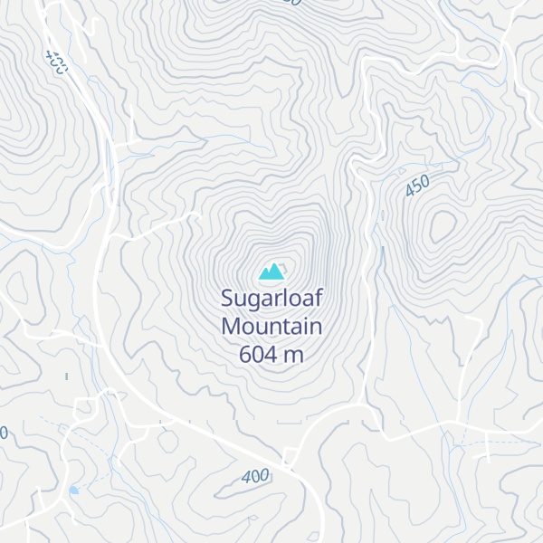 Map of Sugarloaf Mountain