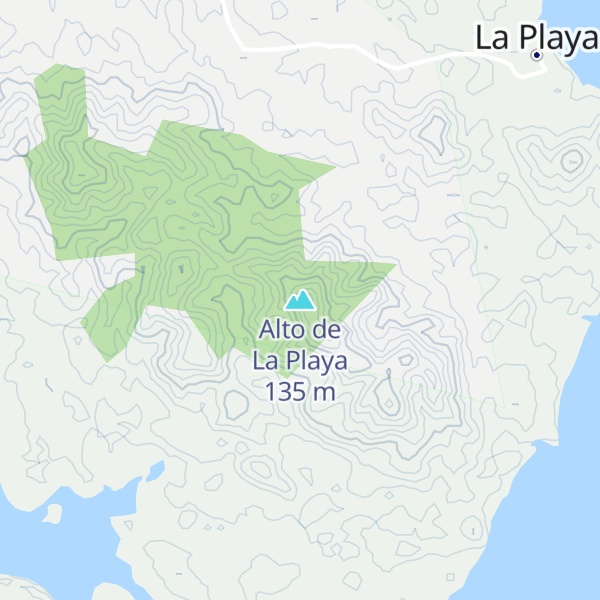 Map of Alto de La Playa